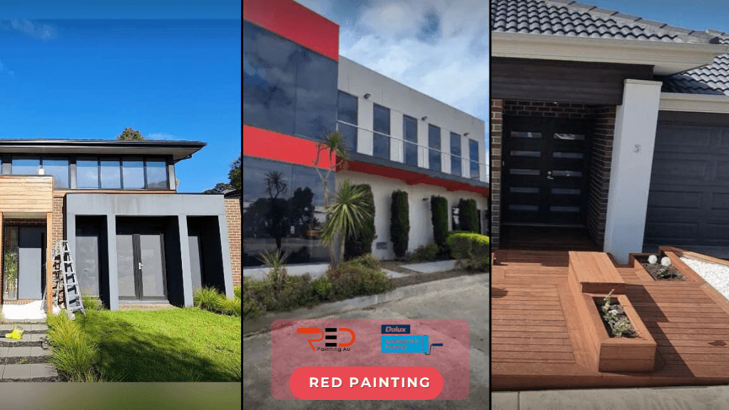Red painting Au | house Painting | Commercial Painting | Concrete Epoxy — photo 2