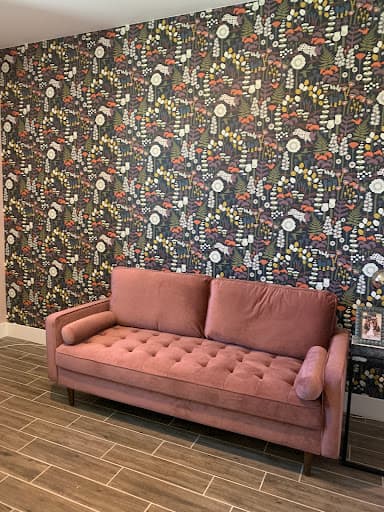 Wallpaper Hanging by Andrea